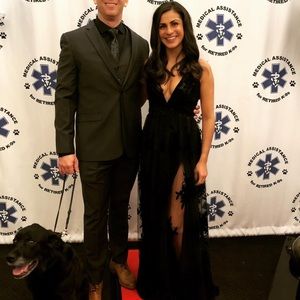 Formal black maxi dress